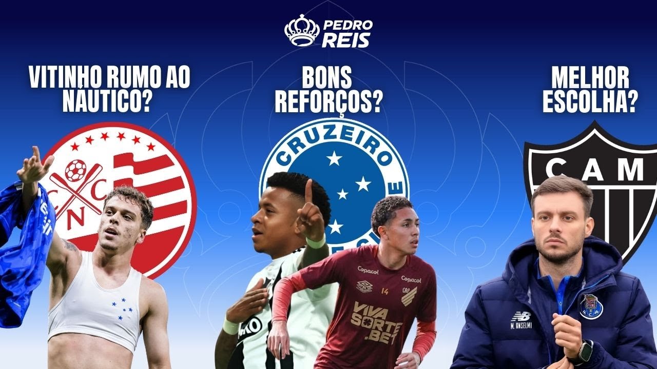 CHEGADA DE ARROYO E KAUÃ / VITINHO NO NÁUTICO / ANSELMI NO ATLÉTICO