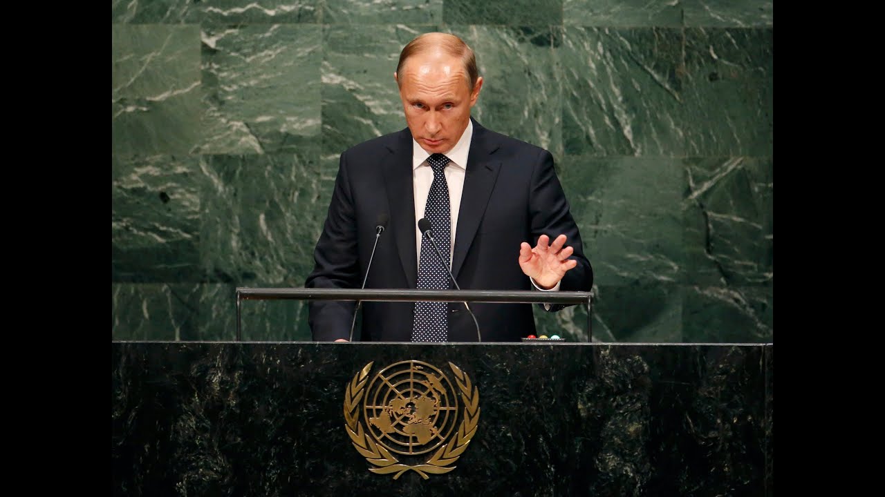 ПРЯМОЙ ЭФИР: Президент России Владимир Путин выступает на 70-й сессии Генеральной Ассамблеи