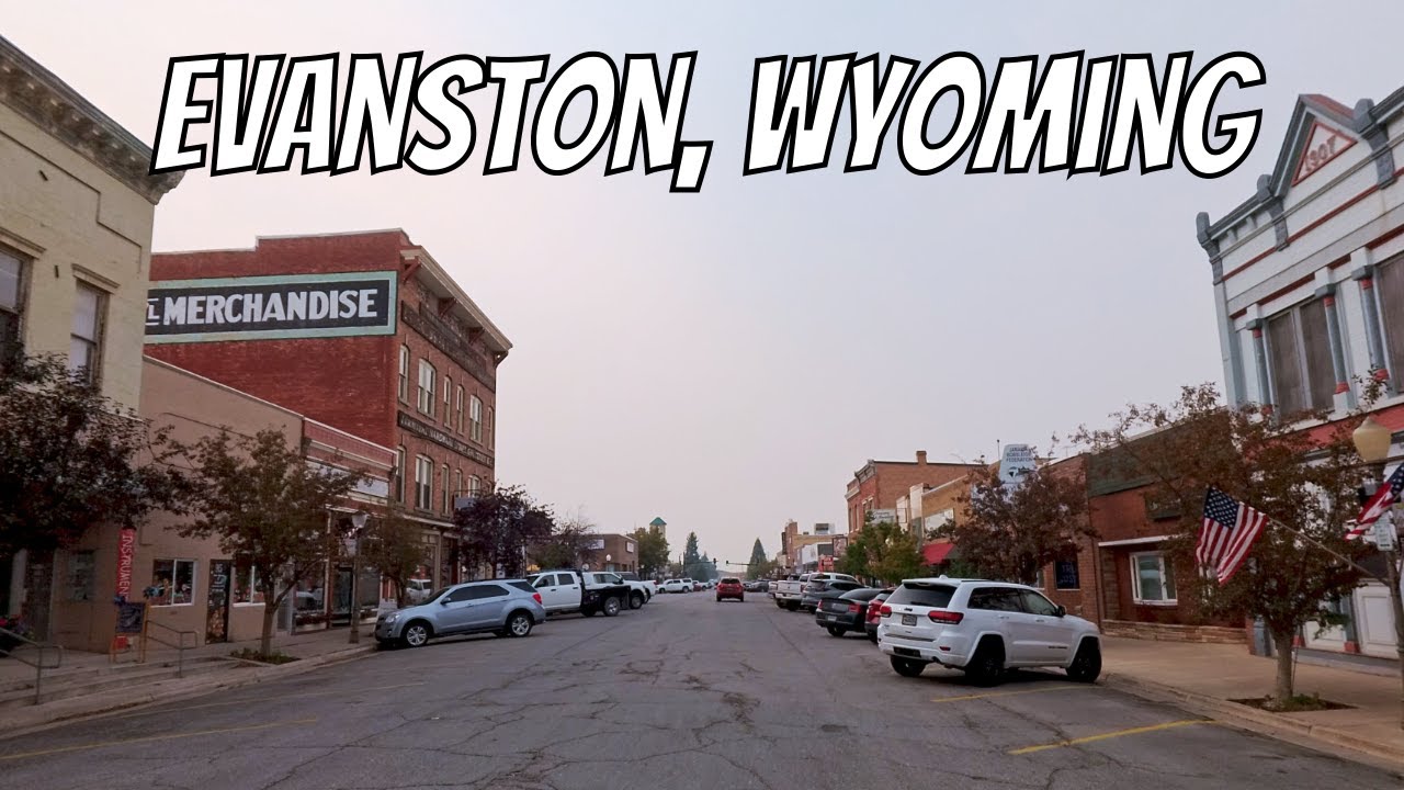 Evanston, Wyoming! Drive with me through a Wyoming Town!