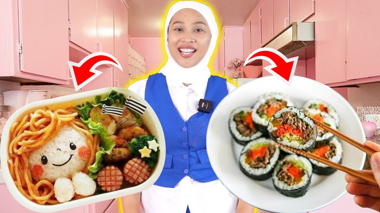 MASAK MAKANAN KESUKAAN ALUNA!! BEKAL UNTUK SEKOLAH!!