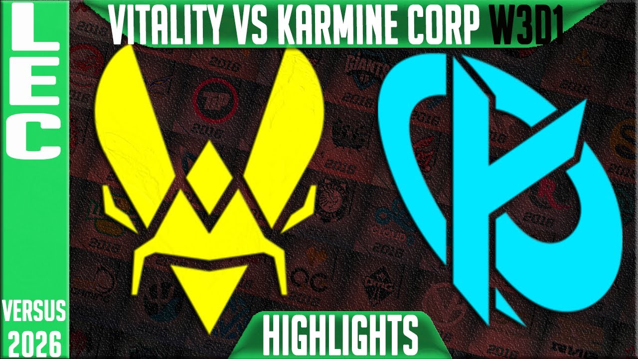 VIT vs KC Highlights | LEC W3D1 2026 Versus | Team Vitality vs Karmine Corp