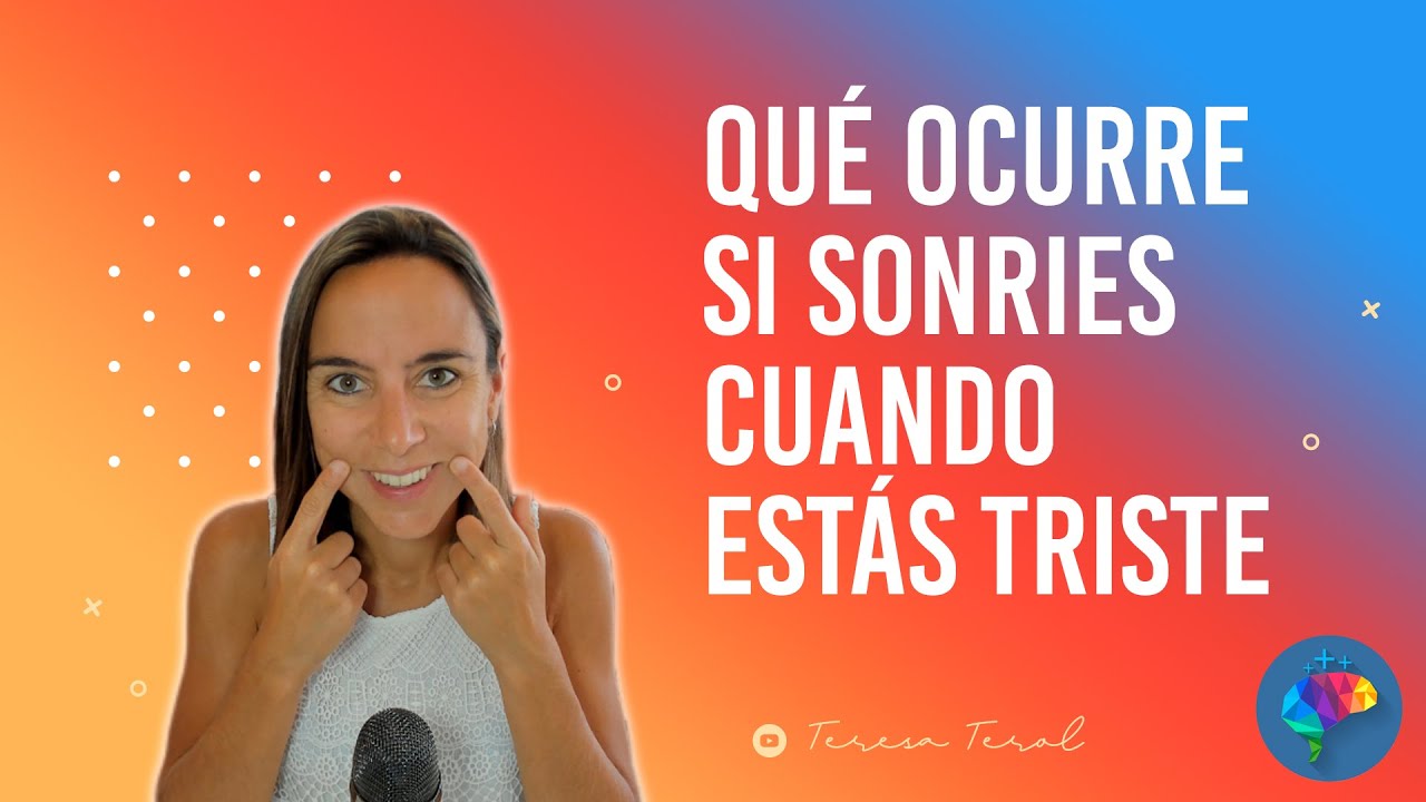 Lo qué pasa si sonries cuando estás triste