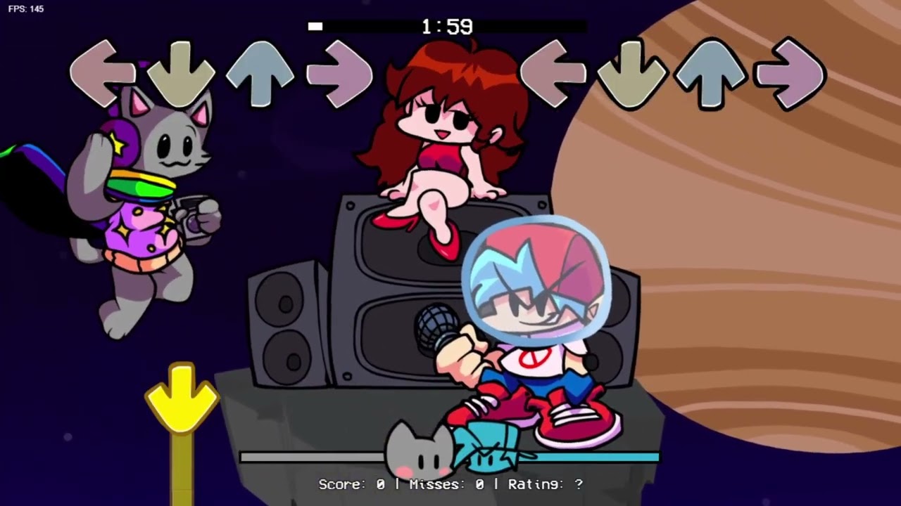 fnf vs Nyan Cat mod 210 subscribers special video 