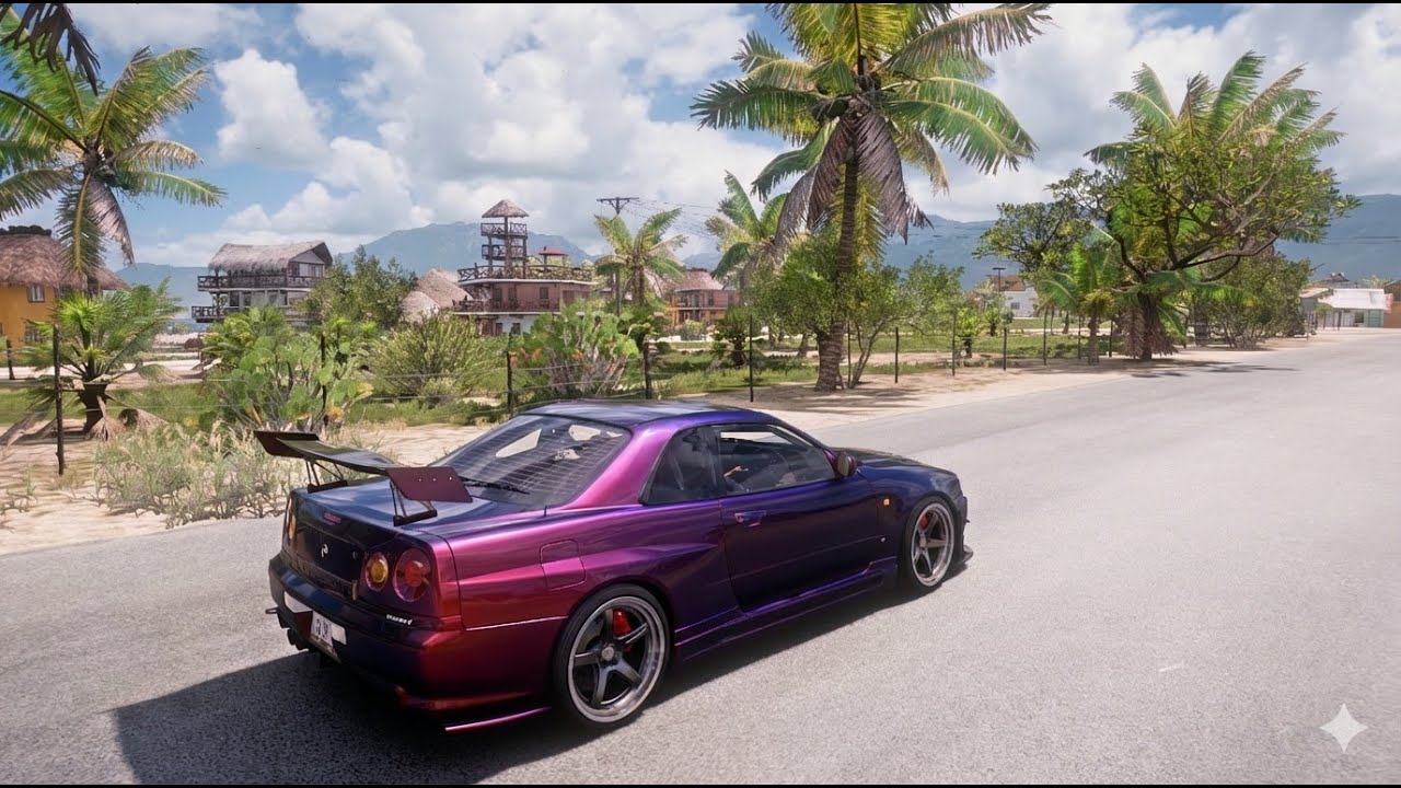 Building V10 STUNNING R34 GT-R in Forza Horizon 5 | Cinematic Gameplay