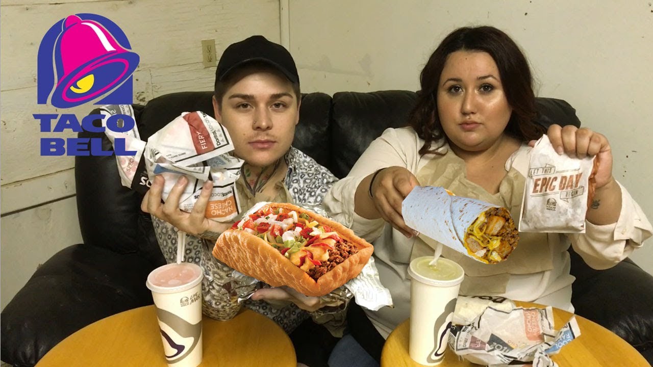 Mukbang - Taco Bell's Double Chalupa Box & Potatorito Box