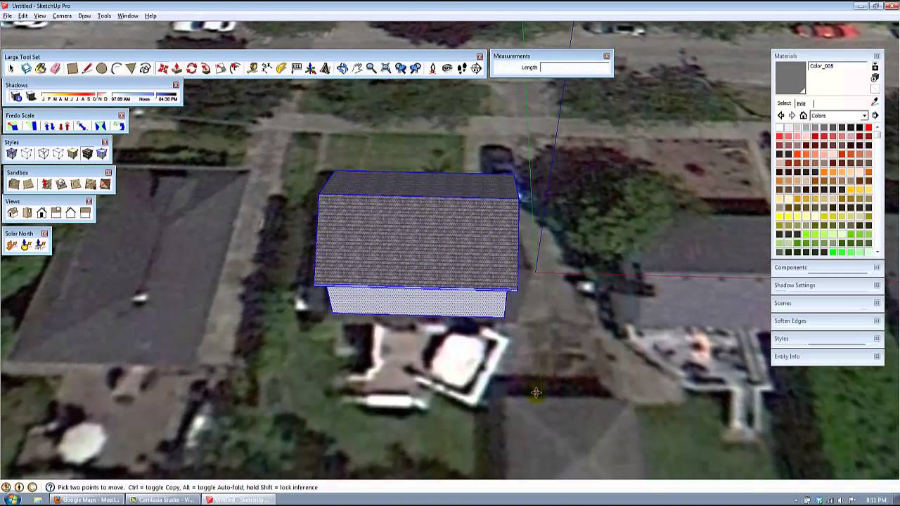 Sketchup Solar Design - Model A House & Design Solar Array