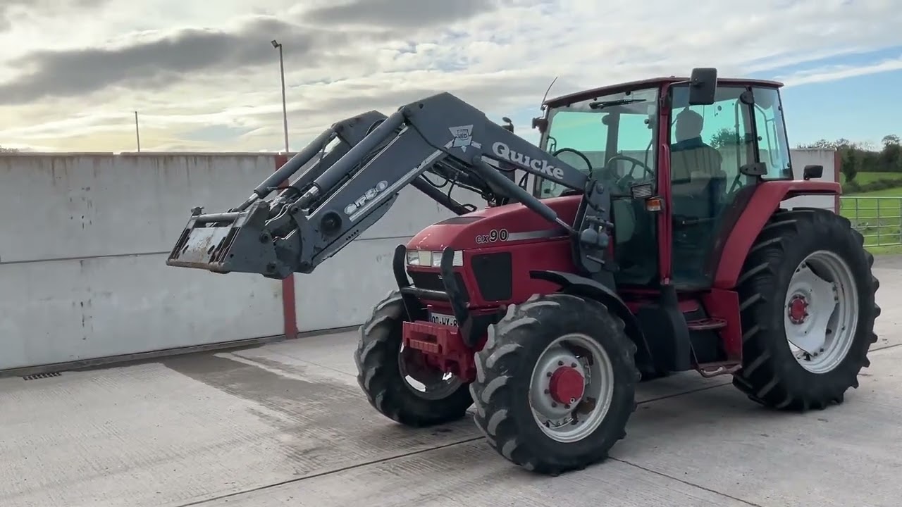 Case cx90 4wd tractor & front loader 00-WX-8520