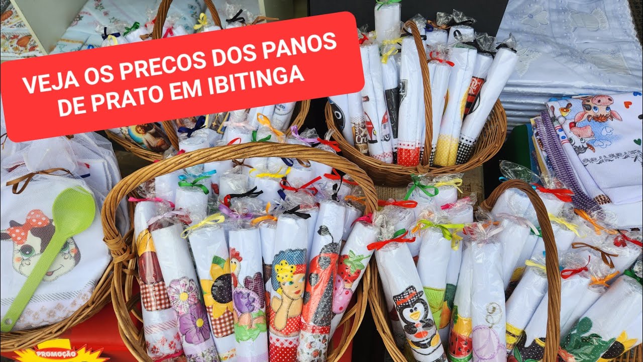 FEIRA TODA DIA COM GUARDANADOS BORDADOS INCRÍVEIS EM IBITINGA!!!