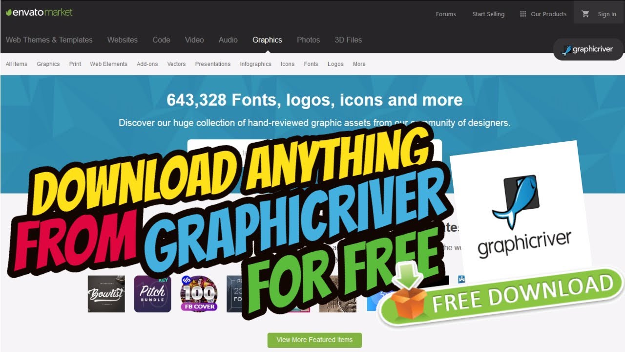 Download Anything from GRAPHICRIVER for FREE!!