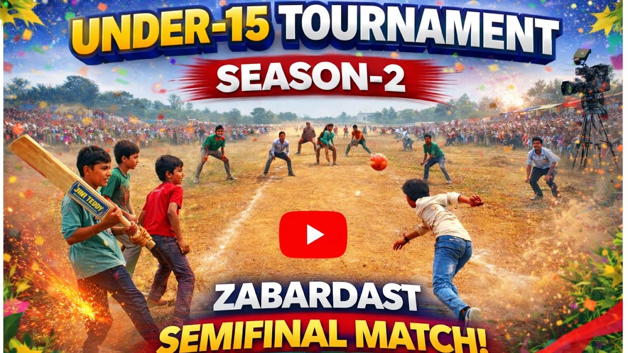 Under-15 tournament season-2 Semi final match || Tough battle || match - 10
