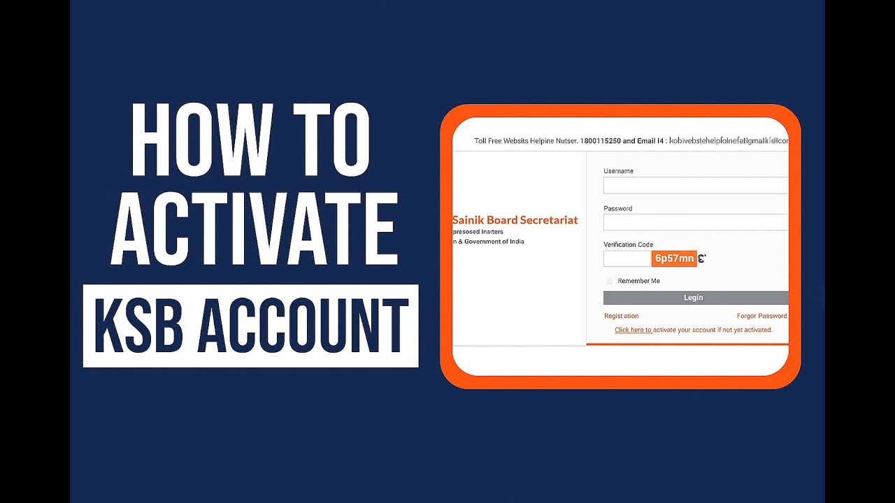 HOW TO ACTIVATE KSB ACCOUNT AFTER REGISTRATION (WITH AUDIO GUIDANCE)