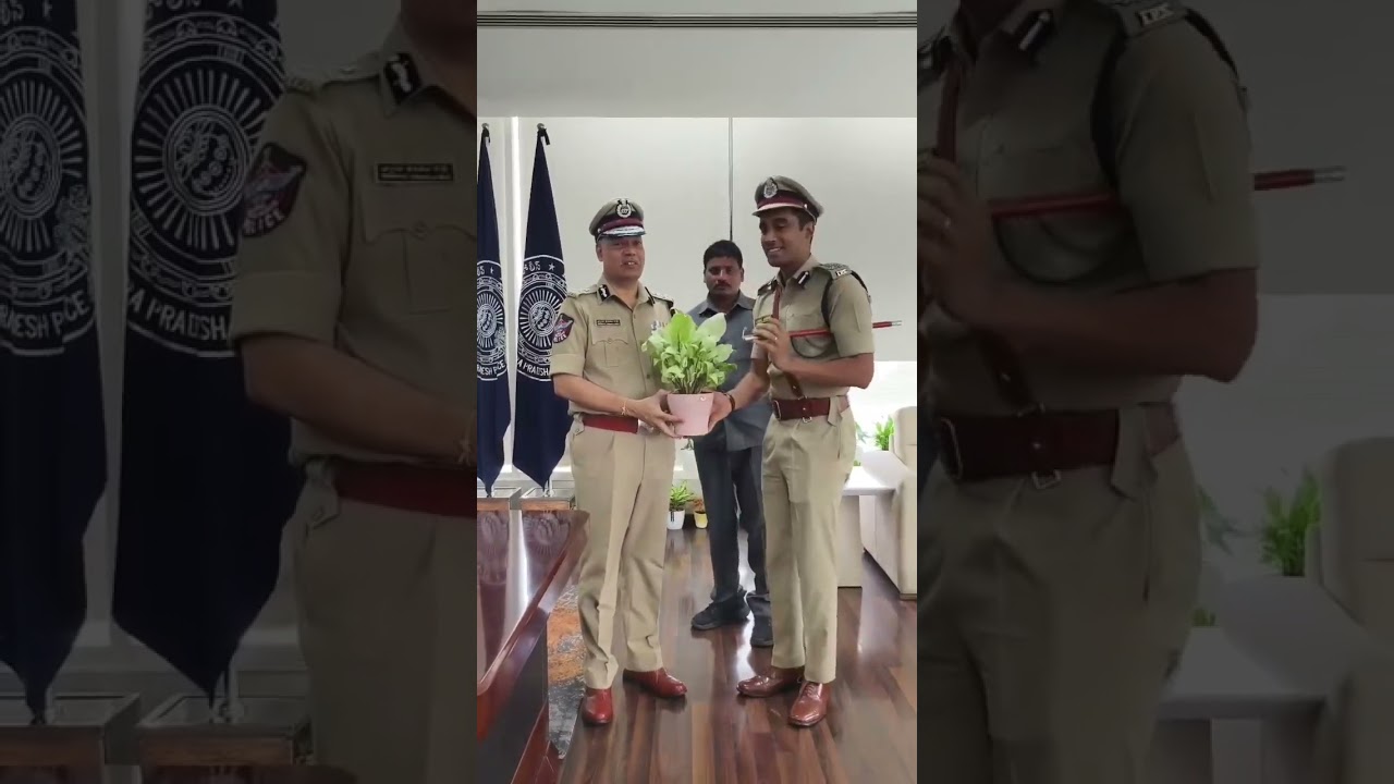 *AP DGP Dwarka Tirumala Rao IPS Sir and Maa Boss DIG Vishal Gunni IPS Sir*