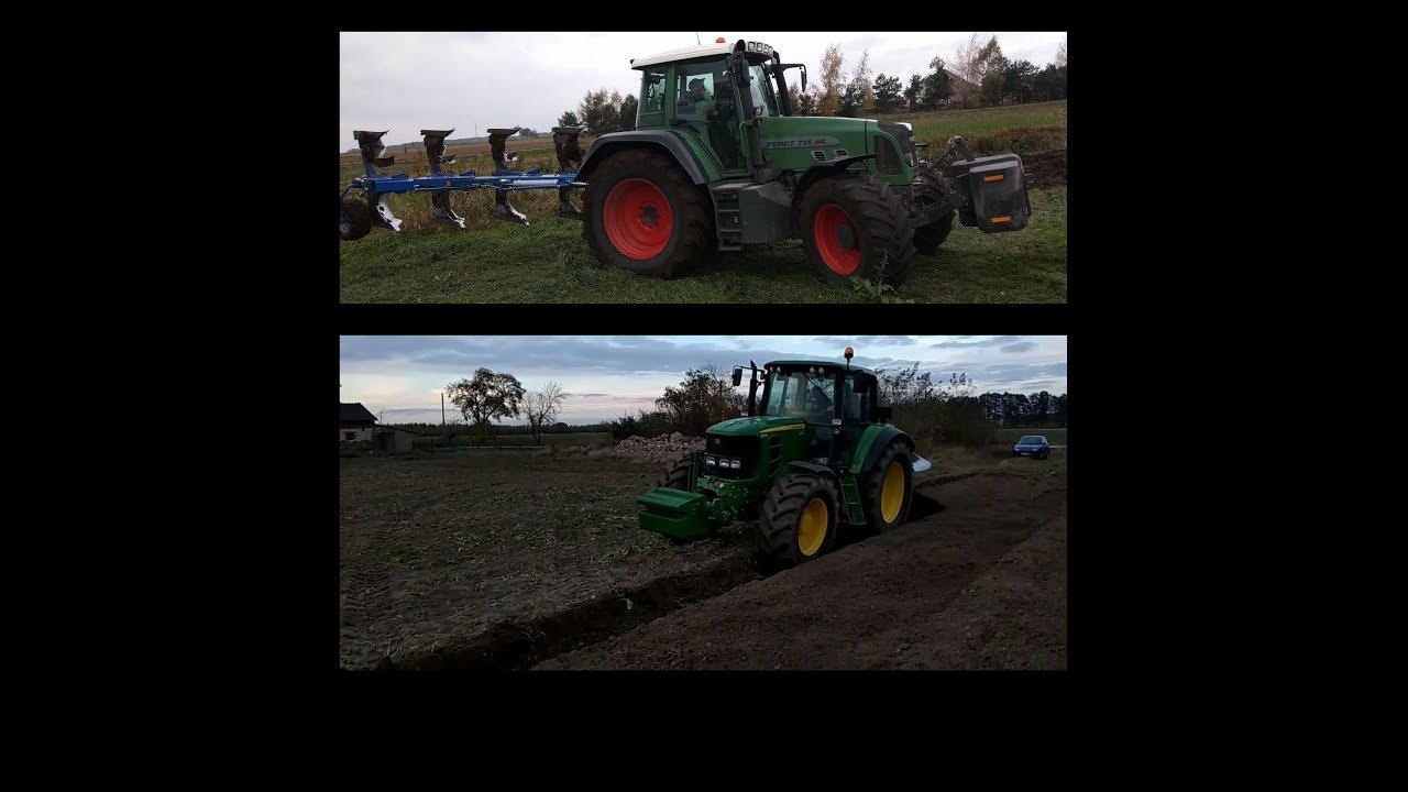 John Deere 6630 VS Fendt 716 por&oacute;wnanie pracy !!!!!!
