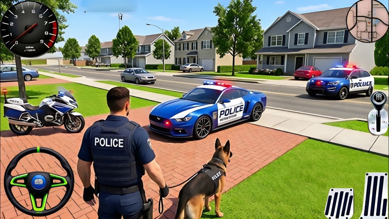 Police Car Chase Simulator 3D Games - Real Cop Cars Police Driving Simulator 2025 - Android Gameplay