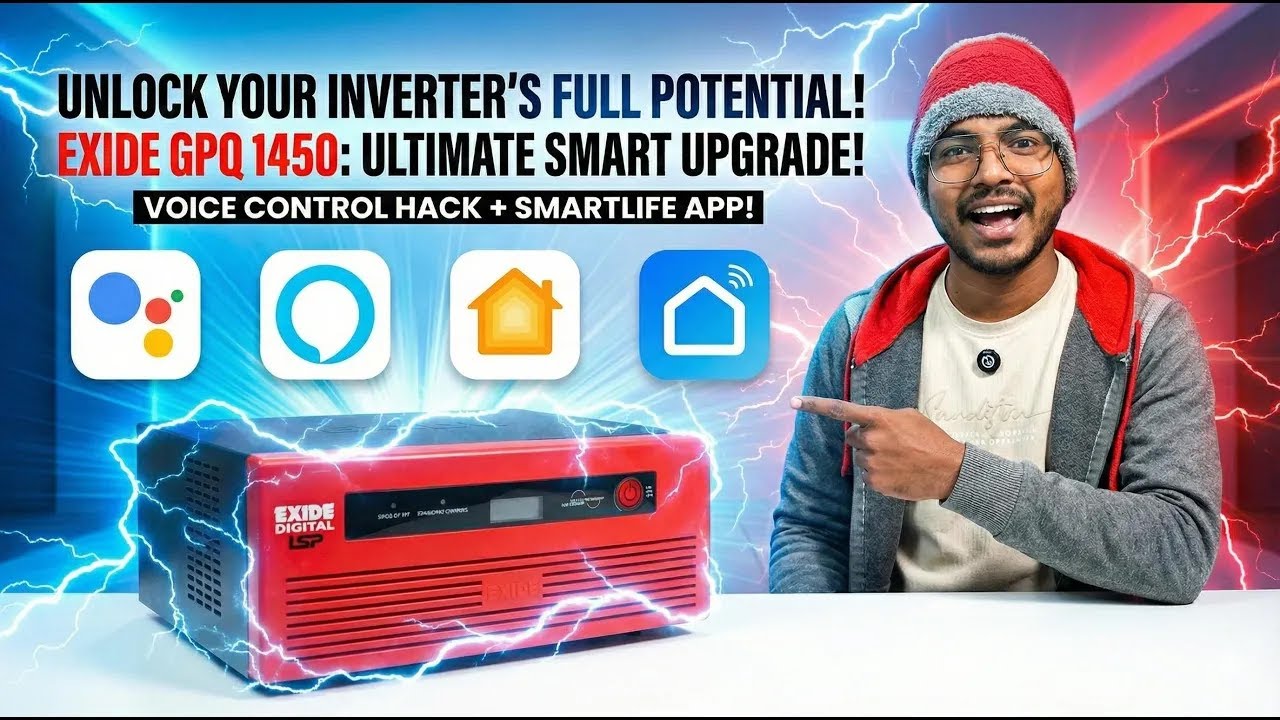 Unlock Your Exide GPQ 1450 Inverter: Ultimate Smart Upgrade & Voice Control  || Dostified Reviews