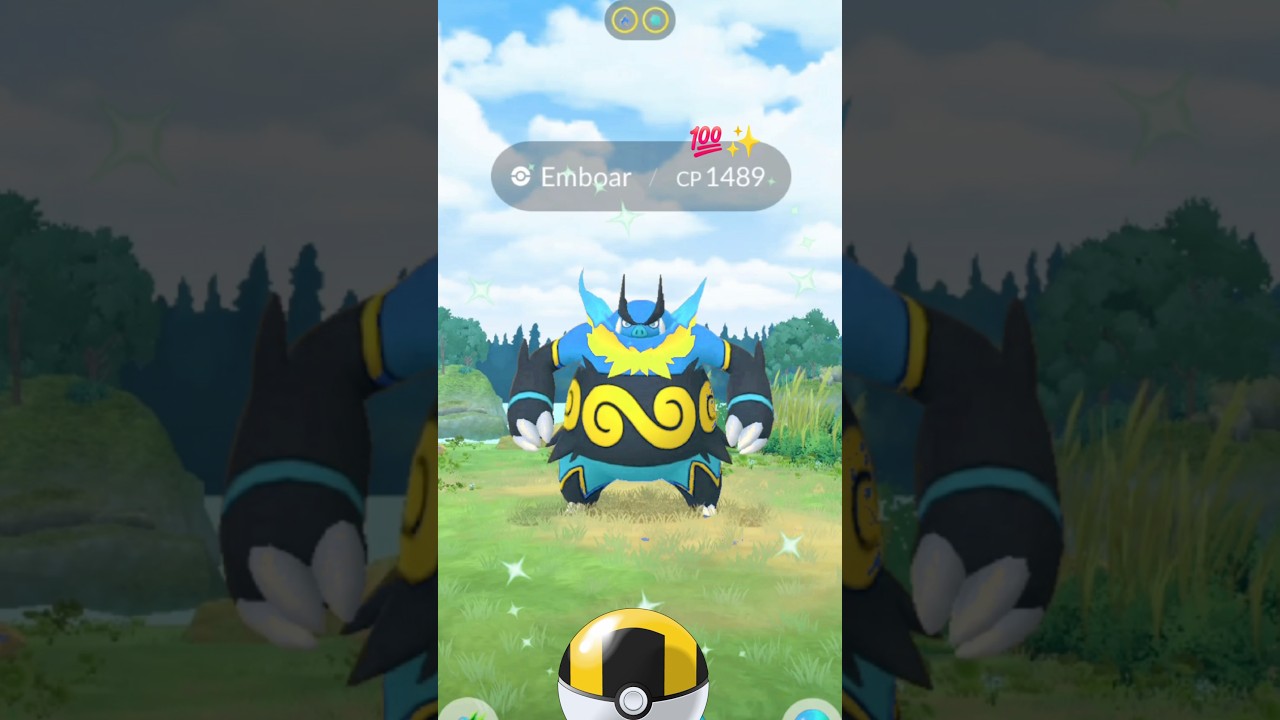 When I Found🤩Wild Emboar in 
