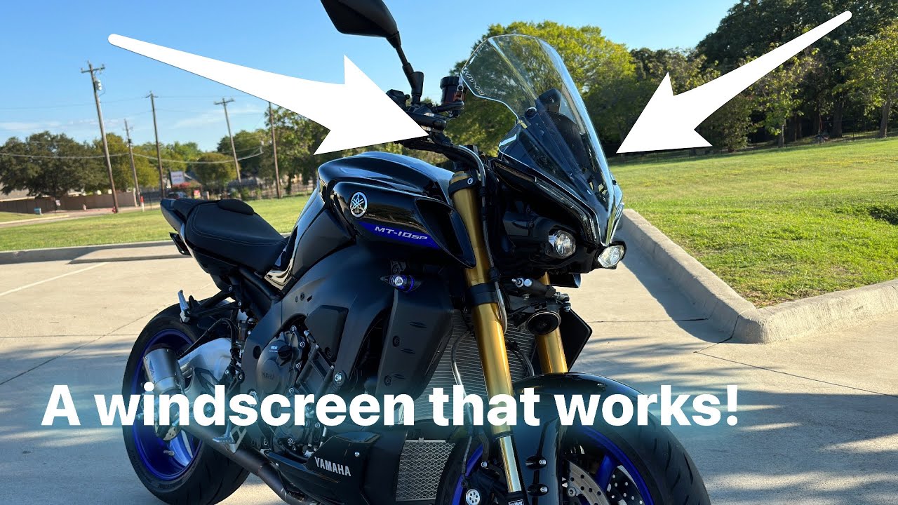 2022 Yamaha MT-10 SP TOURING WINDSCREEN REVIEW
