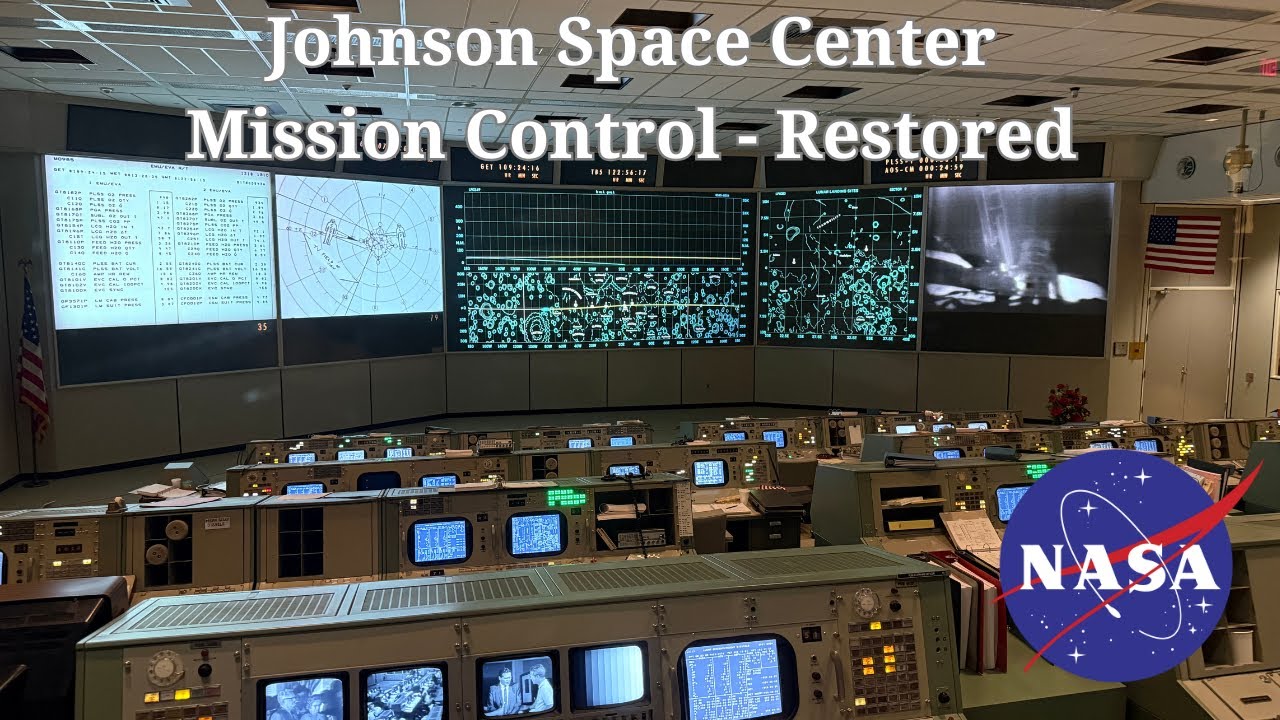NASA - Space Center Houston - Tour Part -2 -Mission Control