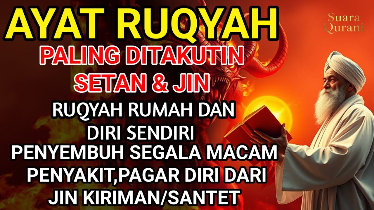 RUQYAH RUMAH PENGUSIR JIN, SETAN & SIHIR DI RUMAH & TUBUH, PENENANG HATI & PIKIRAN | ALAA AQEL