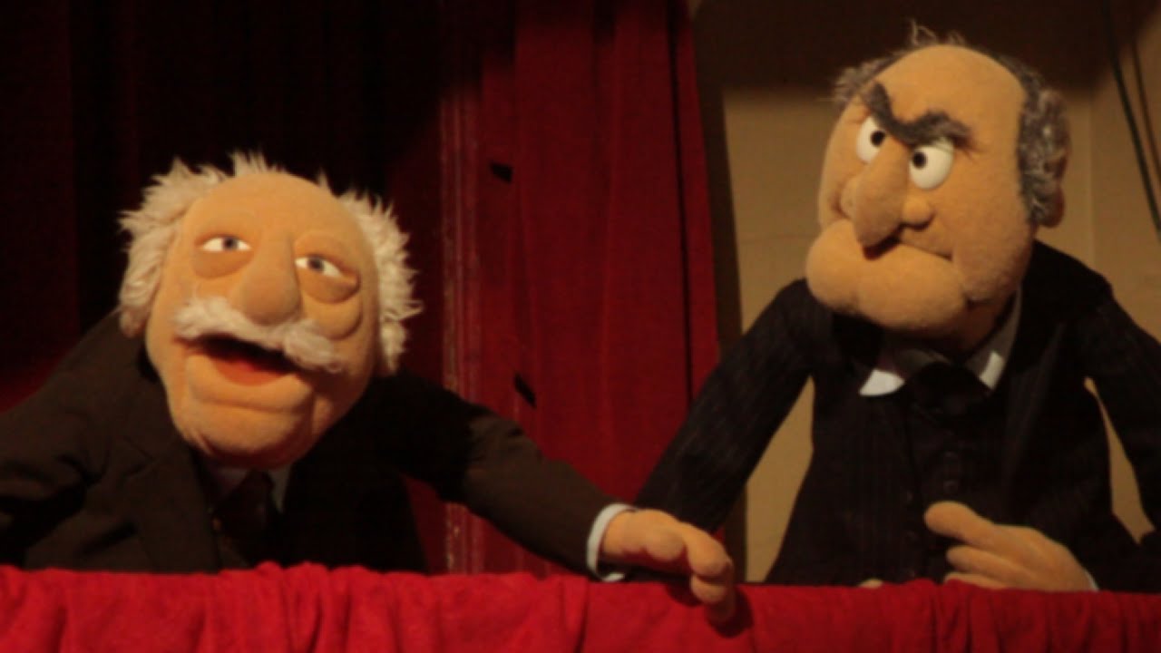 Waldorf and Statler on last day of Muppet Vision 3D and Disney’s Hollywood Studios