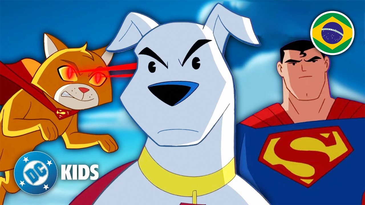 Krypto, o Supercão forma sua equipe! Superman, Bat-Cão e MUITO MAIS 🐾🌟 | @DCKidsBrasil