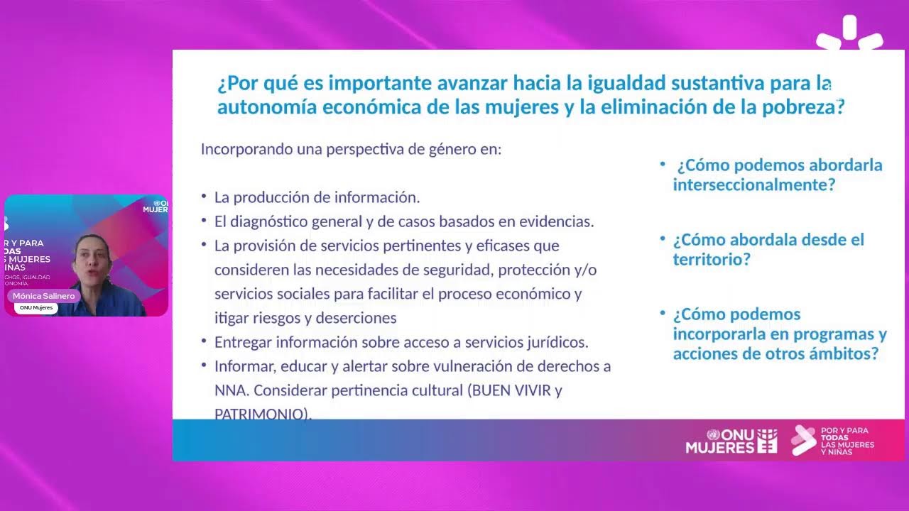 Transmisión conmemoración Día de la Mujer