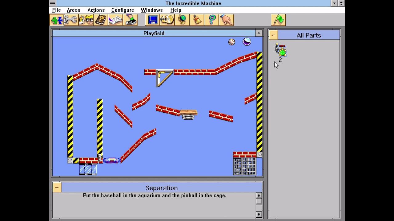 The Incredible Machine 3 - Easy Puzzles (1995) [Windows 3x]