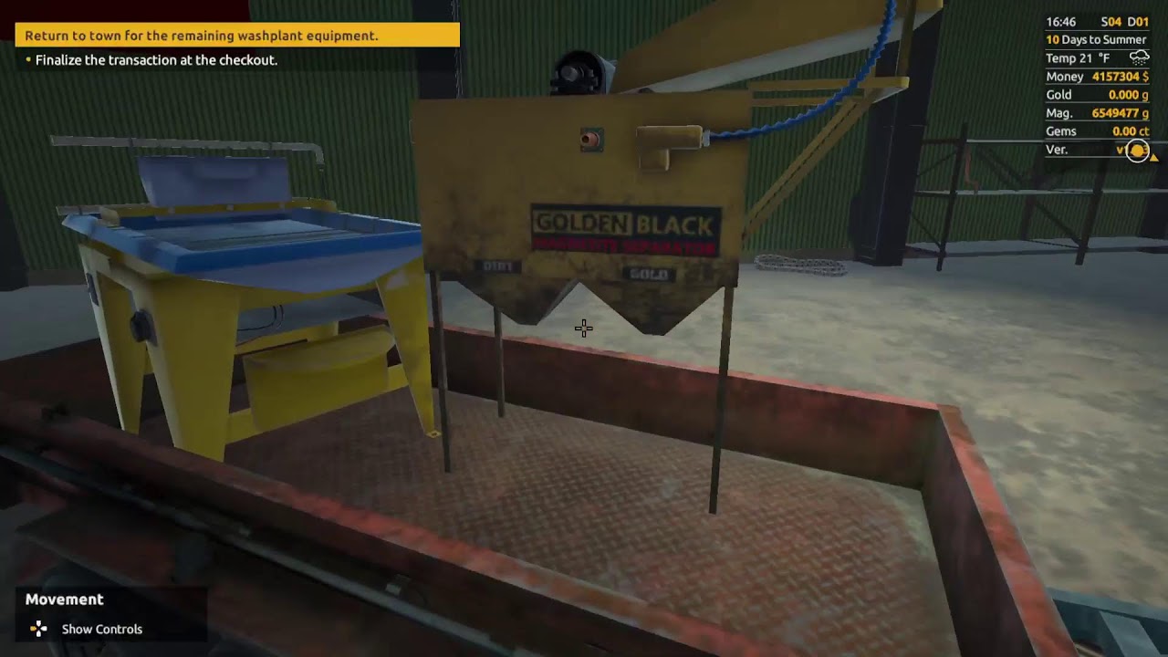 Gold Mining New DLC, Diamond Creek Tier 5 Set up