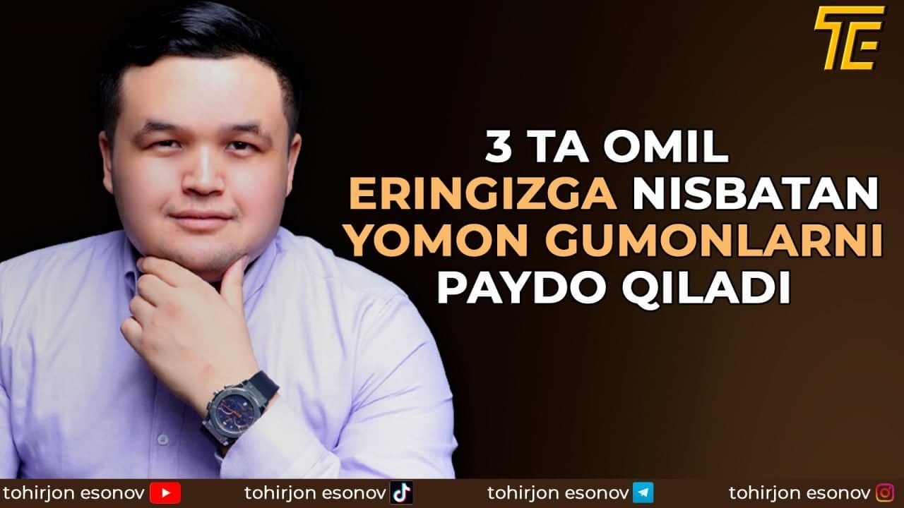 MIJOZIMIZNI ERI | AYOLIM BITTADA O'ZGARDI DEB RAHMAT AYTDI
