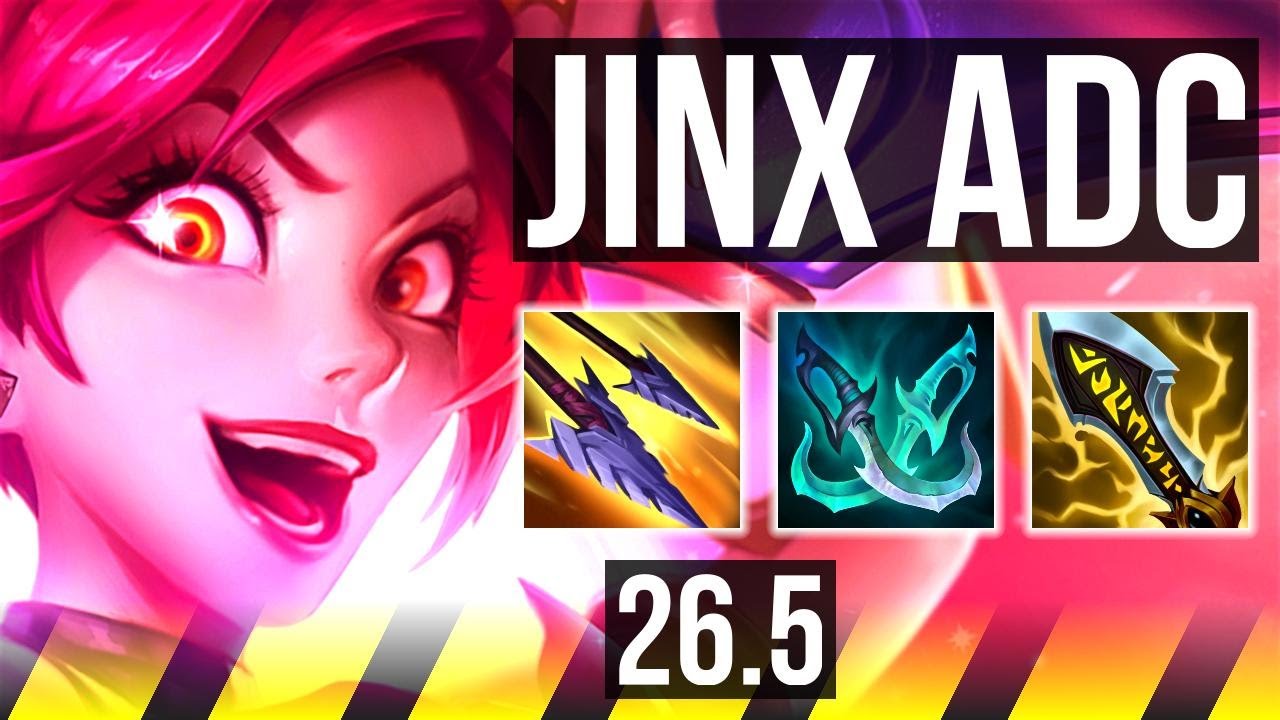 JINX & Alistar vs MISS FORTUNE & Rakan (ADC) | Good KDA: 21/1/6 | EUW Master | 26.5