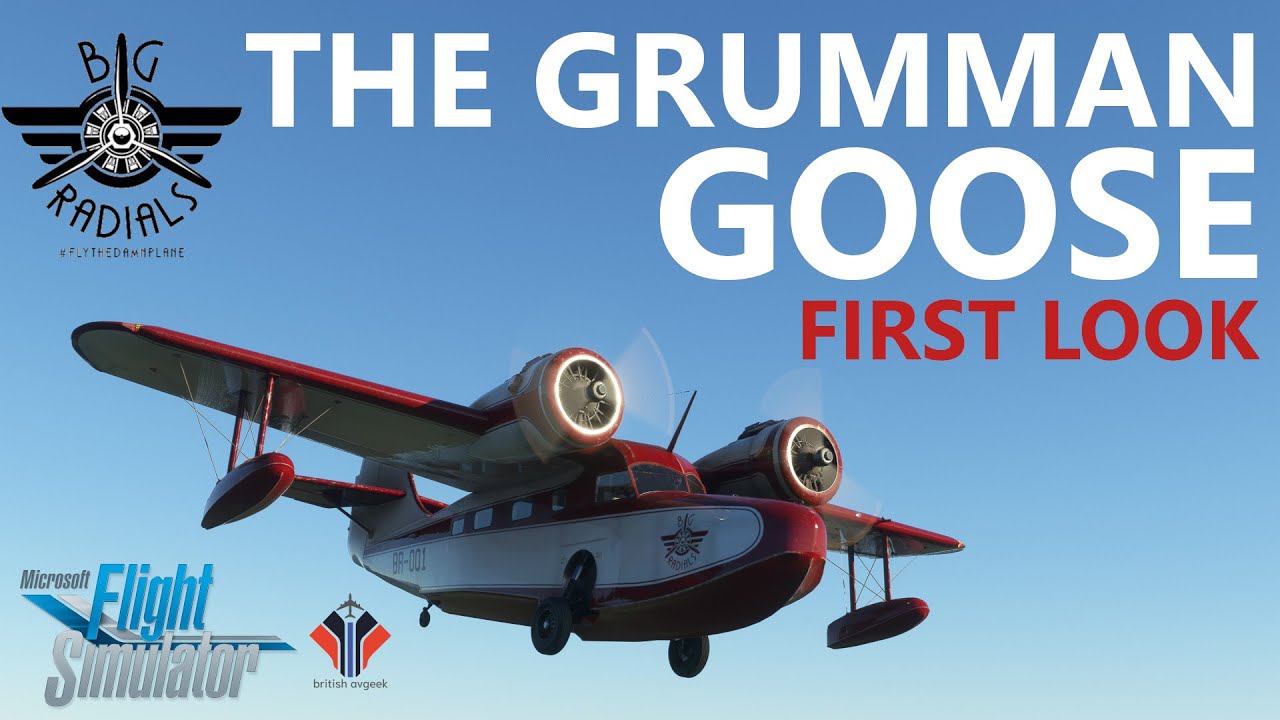 MSFS | New BigRadials Grumman JRF-6B GOOSE - First Look [Out Now!]