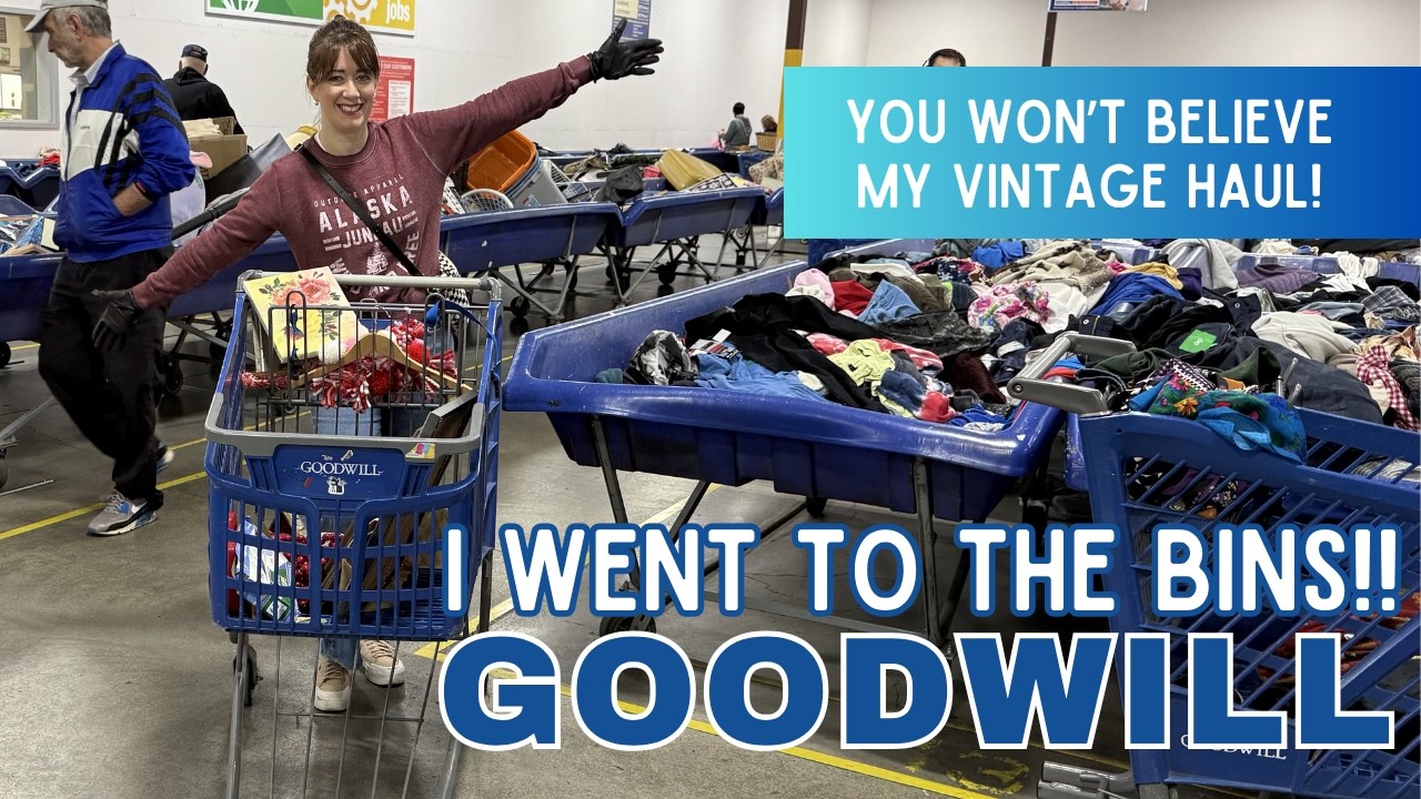 GOODWILL BINS SHOPPING DAY! | One of my BEST hauls this year!
