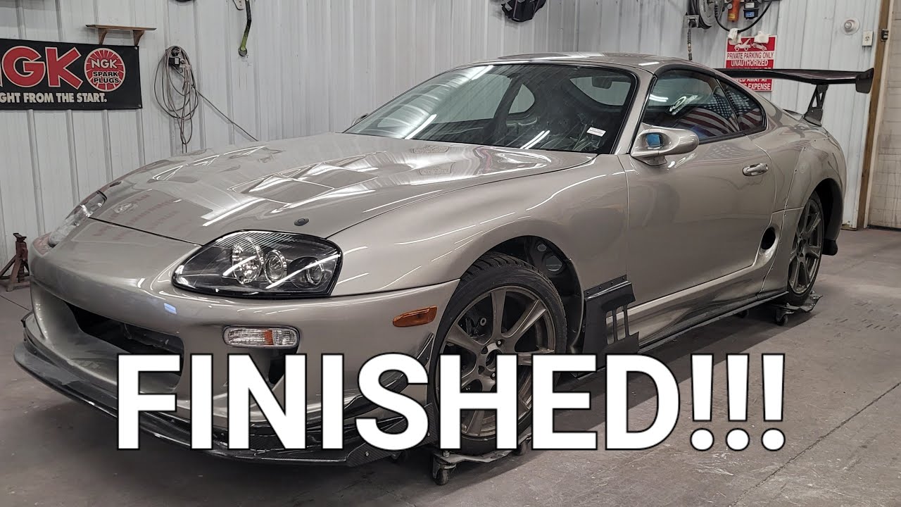 1997 Toyota Supra MKIV Ridox Build - Painting the Supra - Part 24