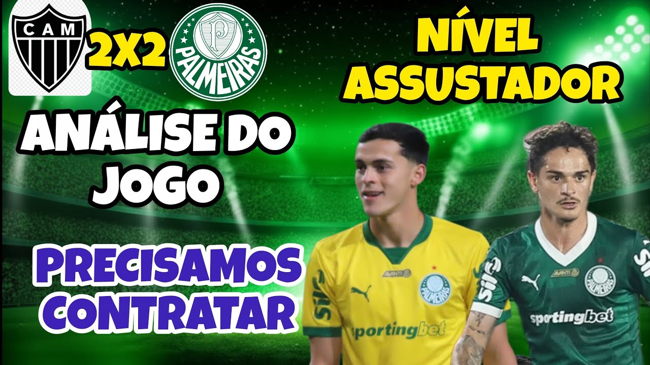 🚨 VERGONHA INDIVIDUAL! KELVEN AFUNDA O PALMEIRAS NO EMPATE CONTRA O ATLÉTICO-MG E O SOSA? 🤦🏻‍♂️