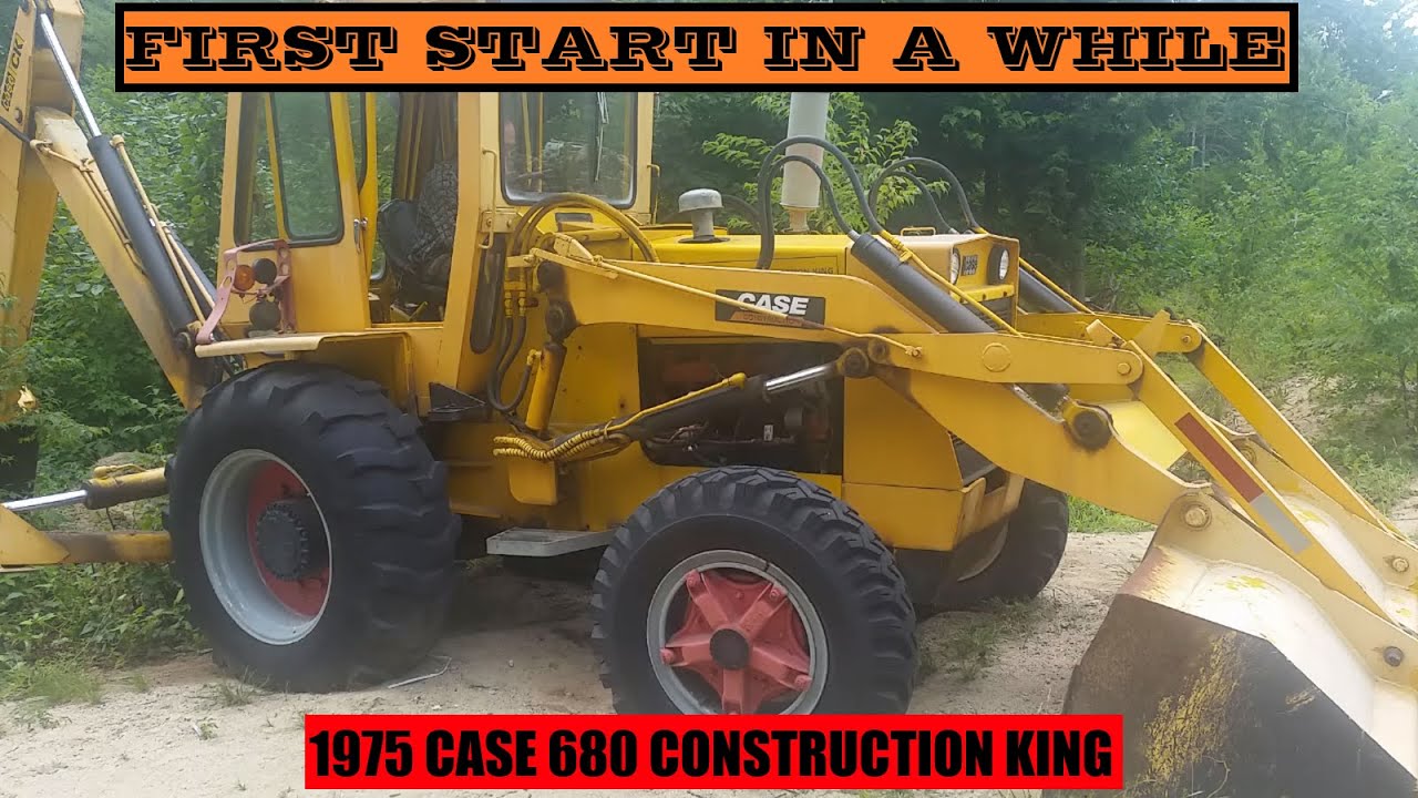 CASE 680CK FIRST START in a Long Time