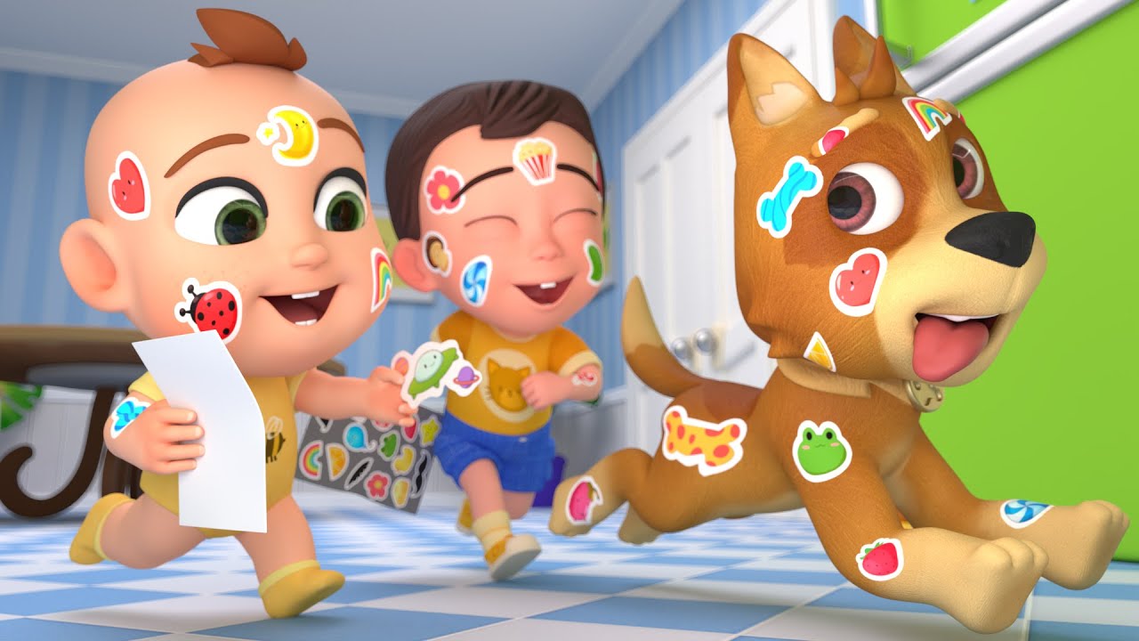 Stickers Song | Newborn Baby Songs & Nursery Rhymes