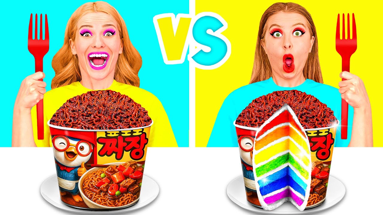 Die Challenge Kuchen vs Echt | Epische Essensschlacht von DuKoDu Challenge