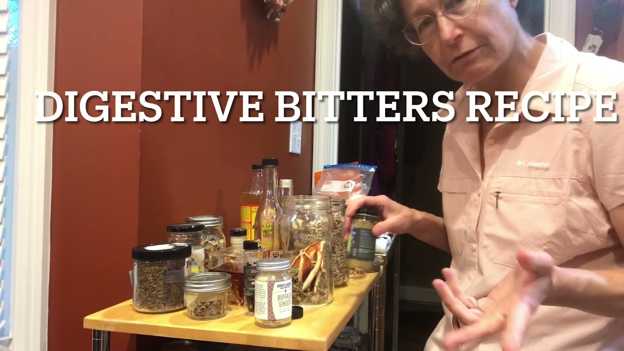 Digestive Bitters recipe - Miss Moonshine's antidote to too much moonshine (vinegar is healthy)