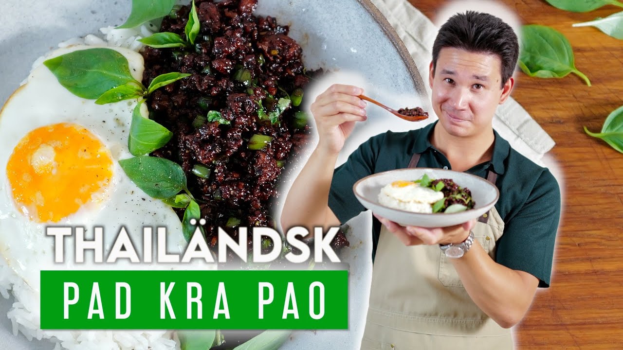 Jag lagade Pad Kra Pao | Vardagsrätt Klar på 15 min