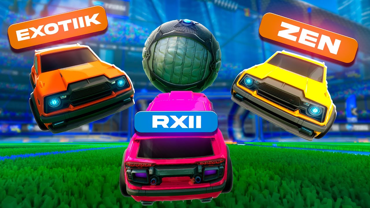 ¿LA PARTIDA CON MAS NIVEL DE ROCKET LEAGUE? vs ZEN Y EXOTIIK