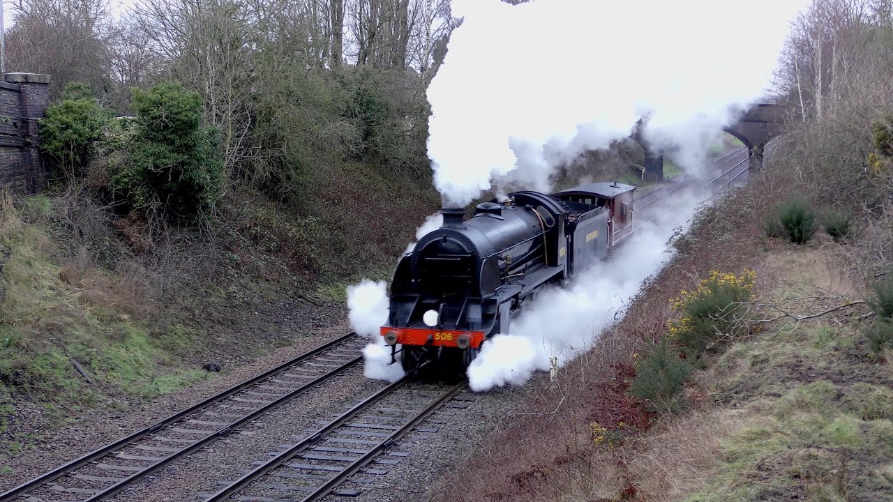 GCR Winter Steam Gala - an ACTION PACKED first day and a double header at night.