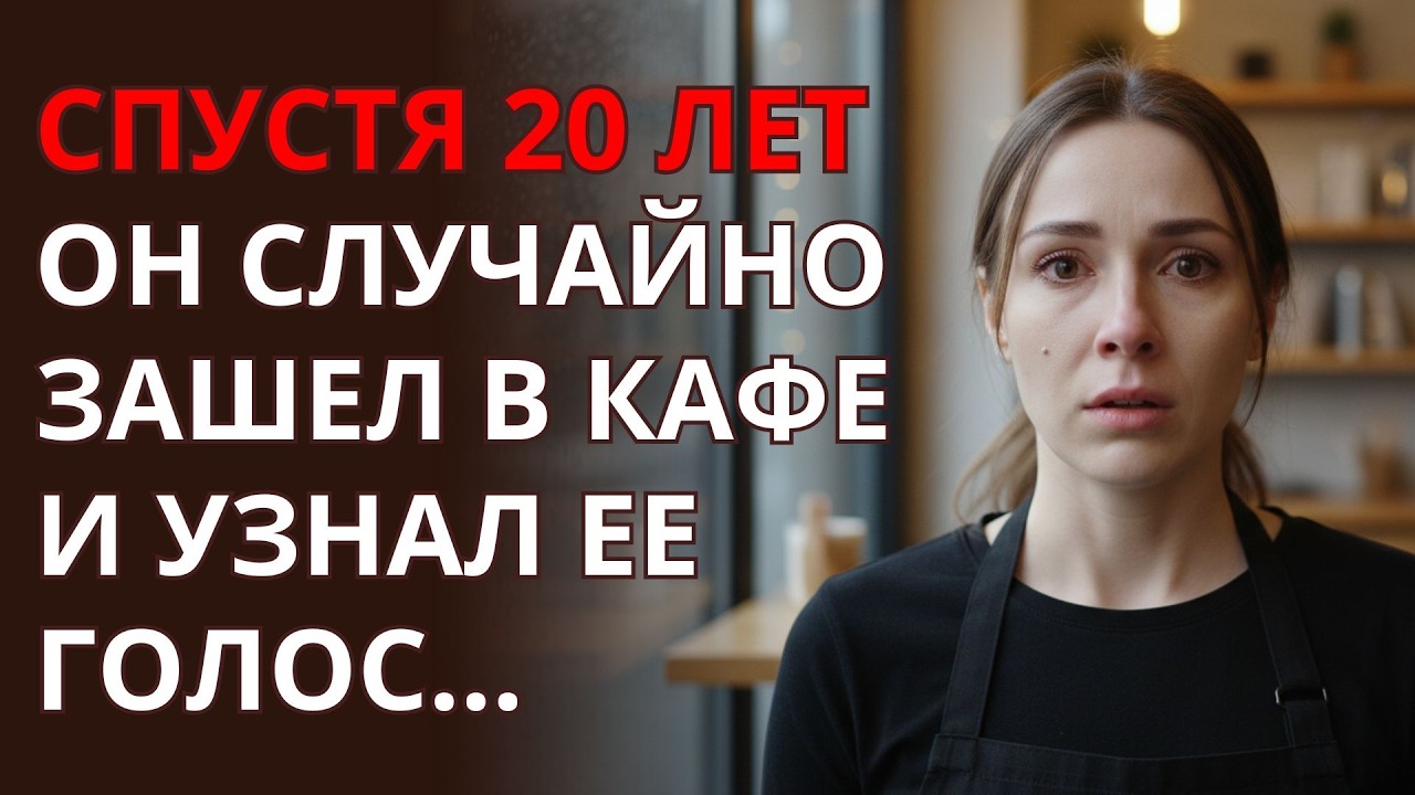 Спустя 20 лет он случайно зашел в кафе и узнал ее голос...