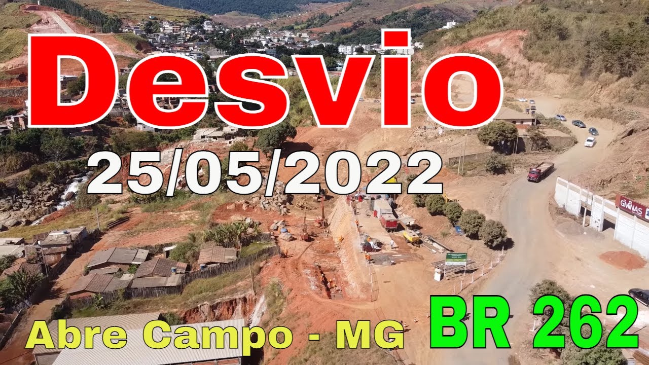 Desvio em Abre Campo - MG 25/05/2022