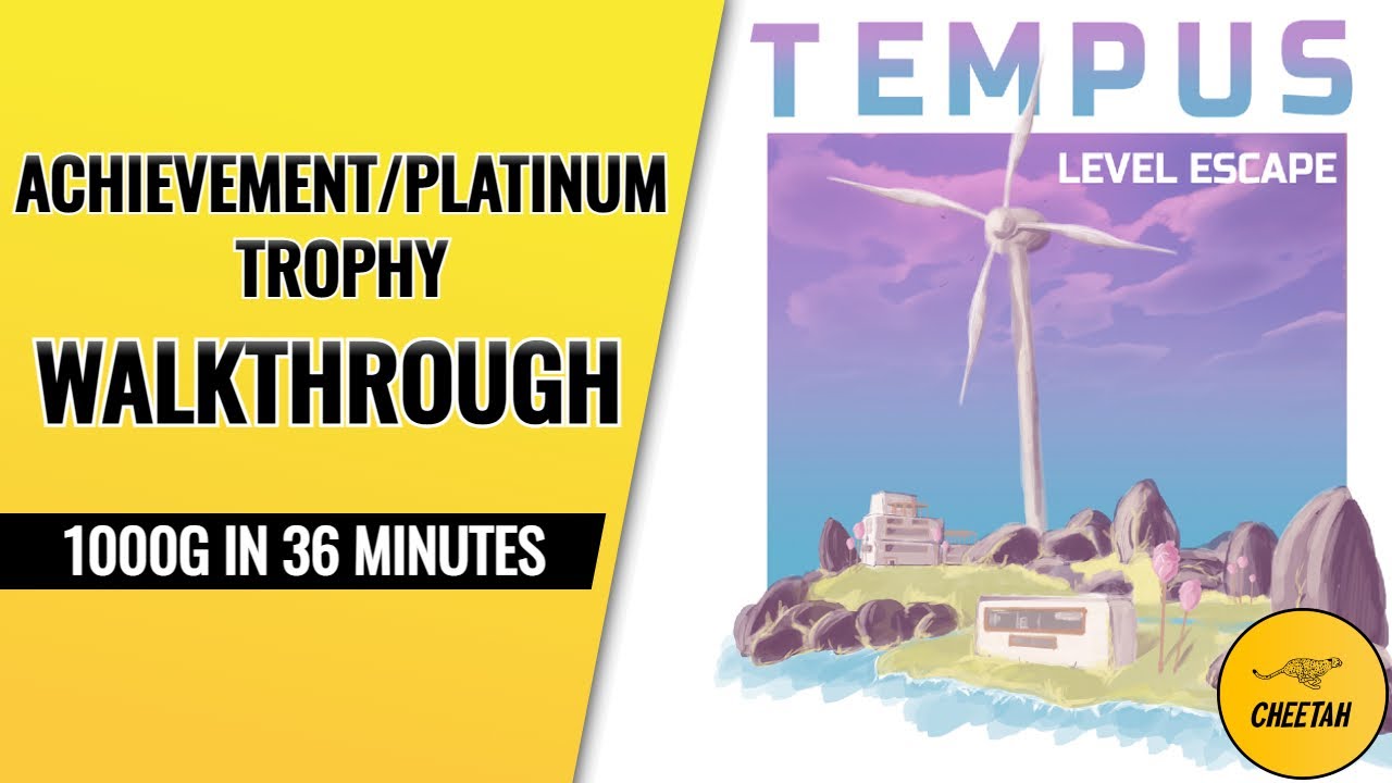 TEMPUS - Level Escape - Achievement / Platinum Trophy Walkthrough (1000G IN 36 MINUTES)