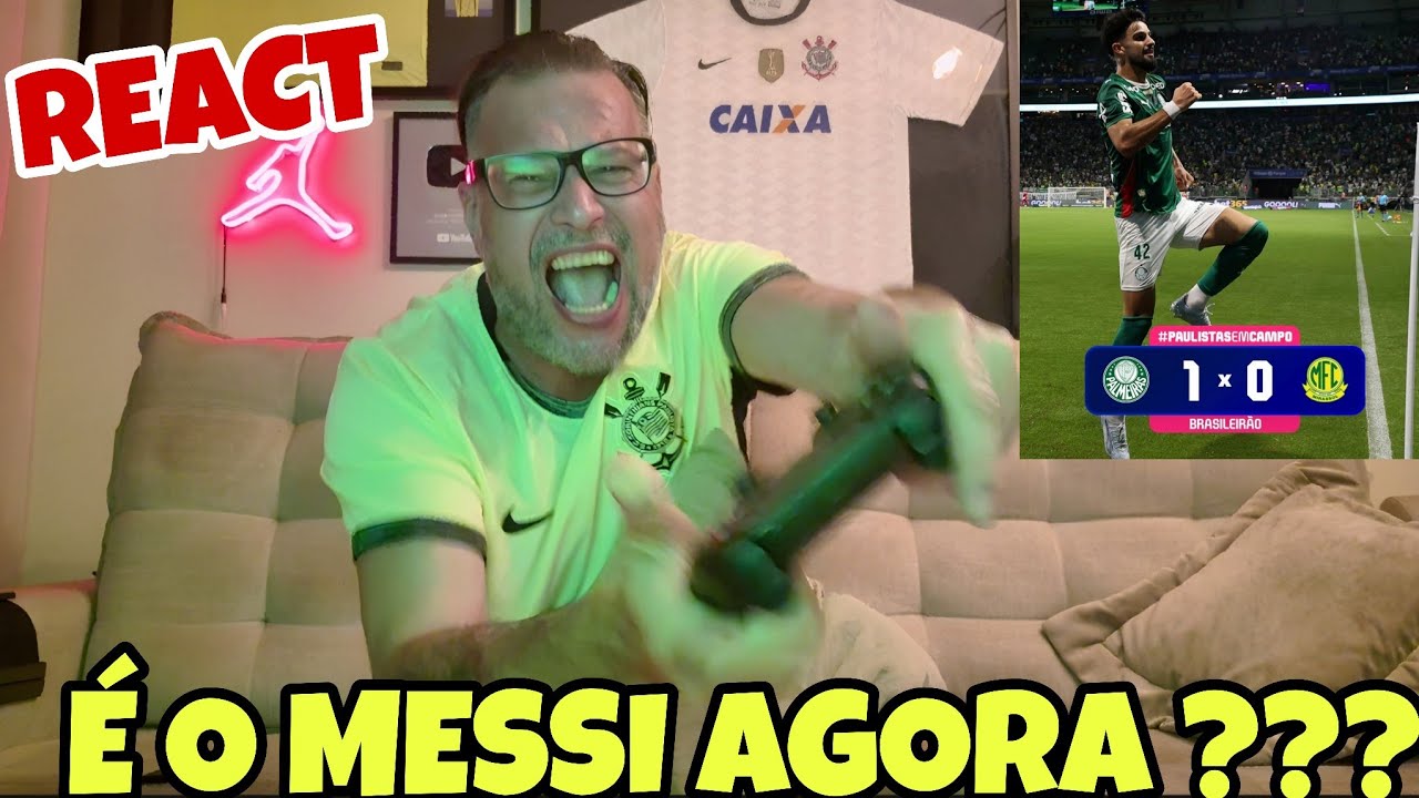 REACT PALMEIRAS 1X0 MIRASSOL!!!  PERIQUITÃO É O MESSI AGORA ????