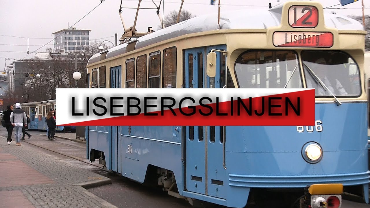 M25 606 på Lisebergslinjen samt några andra spårvagnar.