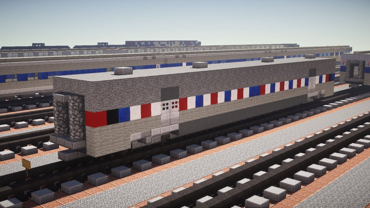 Minecraft Amtrak Viewliner II Baggage Car Tutorial