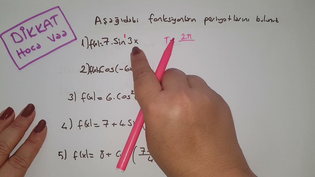 Trigonometrik Fonksiyonların Periyodu / Trigonometri #16