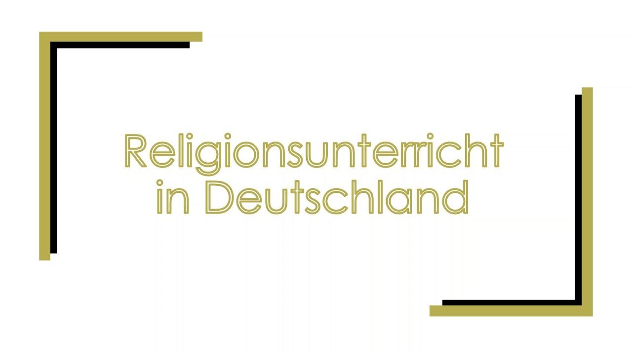 Religionsunterricht in Deutschland