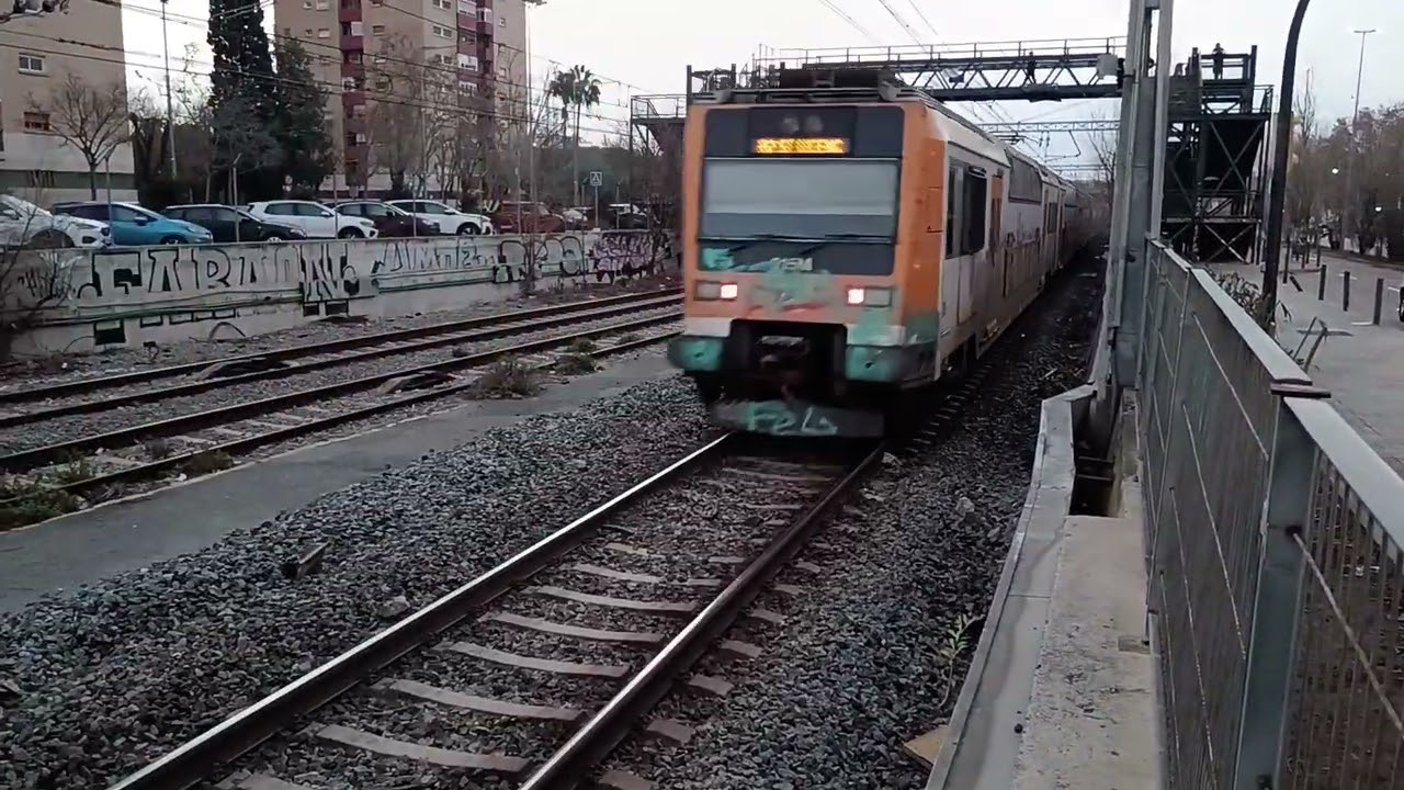 Trenes por Bellvitge Gornal 